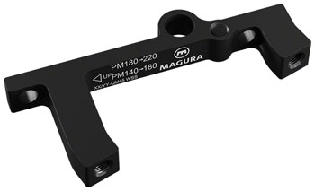 Magura QM 45 ABS Wheel Speed Sensor Disc Brake Adaptor - 180mm- 220mm Front/140mm to 180mm Rear, Post Mount EA Disc Brake Adaptor