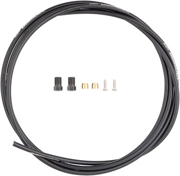 Jagwire Sport Mineral Oil Hydraulic Hose Kit for Shimano XTR, XT, Deore, MT520, MT420, 2000mm, Black EA Disc Brake Hose Kit