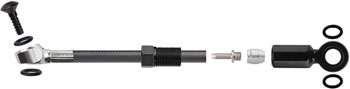 Jagwire Sport DOT Hydraulic Hose Kit for SRAM Road Flat Mount, 2000mm, Black EA Disc Brake Hose Kit