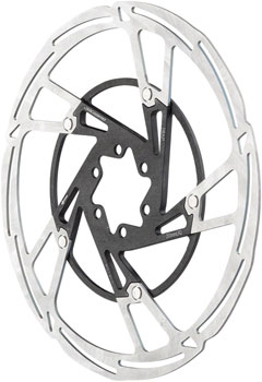 Jagwire Pro LR2 Disc Brake Rotor - 203mm, 6-Bolt, Silver/Black EA Disc Rotor