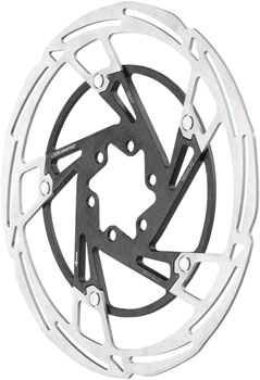 Jagwire Pro LR2 Disc Brake Rotor - 160mm, 6-Bolt, Silver/Black EA Disc Rotor