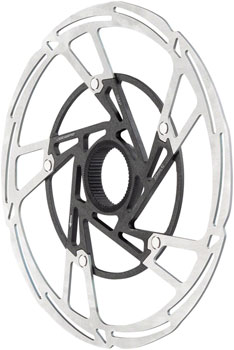 Jagwire Pro LR2 Disc Brake Rotor - 203mm, Center Lock, Silver/Black EA Disc Rotor