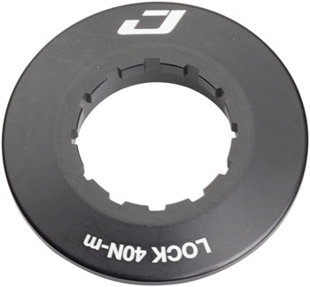 Jagwire Center Lock Disc Brake Rotor Lock Ring for 9-12mm Axles, Alloy, Black EA Disc Rotor Parts and Lockrings