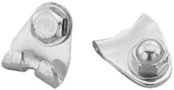 Jagwire Standard Straddle Carrier, Silver, Bag of 10 BAG Straddle Wires and Cable Carriers