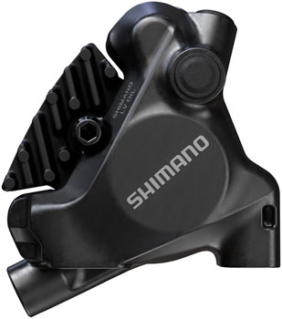 Shimano BR-MT805 XC Disc Brake Caliper - Rear, Flat Mount, 2-Piston, Includes K04S Metal Pads Black EA Disc Brake Calipers