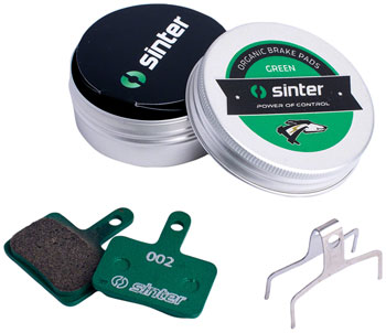 Sinter Green s2032 Compound Organic Disc Brake Pads - Shimano B Type, Sinter Type 002, One Pair EA Disc Brake Pad