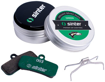 Sinter Green s2032 Compound Organic Disc Brake Pads - Shimano D Type, Sinter Type 003, One Pair EA Disc Brake Pad