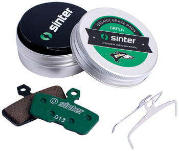 Sinter Green s2032 Compound Organic Disc Brake Pads - Avid/SRAM, Sinter Type 013, One Pair EA Disc Brake Pad