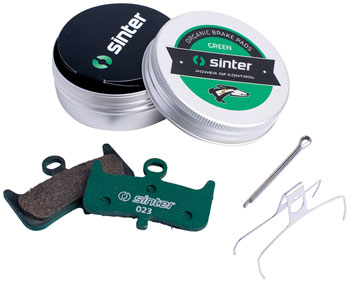 Sinter Green s2032 Compound Organic Disc Brake Pads - Hayes, Sinter Type 023, One Pair EA Disc Brake Pad