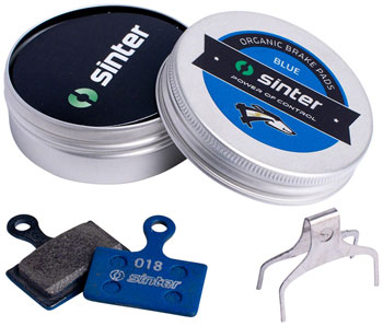 Sinter Blue s530 Compound Organic Disc Brake Pads - Shimano Type K, Sinter Type 018, One Pair EA Disc Brake Pad