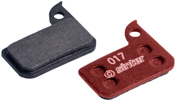 Sinter Red s514 Compound Organic Disc Brake Pads - SRAM, Sinter Type 017, One Pair EA Disc Brake Pad