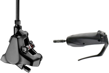 TRP HD-T910 TT Disc Brake and Lever - Front, Hydraulic, Flat Mount, Black EA Disc Brake & Lever