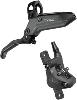 SRAM Level Bronze Stealth Disc Brake and Lever - Front, Post Mount, 2-Piston, Aluminum Lever, SS Hardware, Dark Polar, C1 Dark Polar EA Disc Brake & Lever