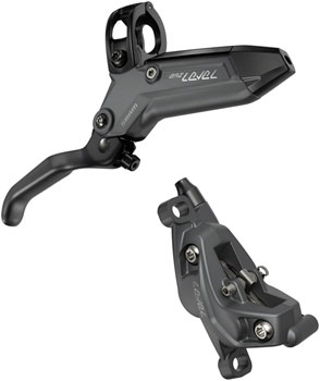 SRAM Level Bronze Stealth Disc Brake and Lever - Front, Post Mount, 4-Piston, Aluminum Lever, SS Hardware, Dark Polar, C1 Dark Polar EA Disc Brake & Lever