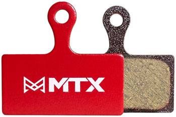 MTX Braking MTX Red Label RACE Disc Brake Pads - Ceramic/Kevlar Compound, Shimano XT / XTR / SLX, 2-Piston, Single Set PAA Disc Brake Pad