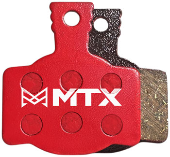 MTX Braking MTX Red Label RACE Disc Brake Pads - Ceramic/Kevlar Compound, Magura MT2 / MT4 / MT6 / MT8, 2-Piston, Single Set PAA Disc Brake Pad