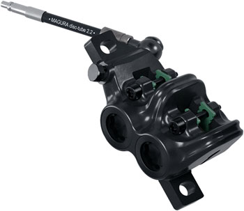 Magura Louise Elite Disc Brake Caliper - Front or Rear, 4-Piston, Post Mount, Black EA Disc Brake Calipers