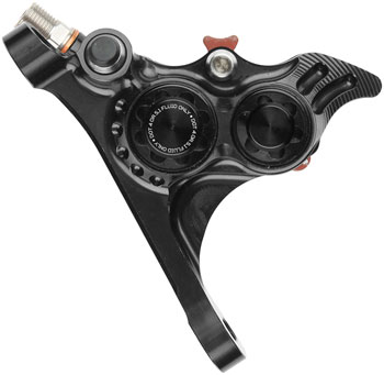 Hope RX4+ SL Disc Brake Caliper - Front Flat Mount Direct, +20mm, DOT Type, Black EA Disc Brake Calipers