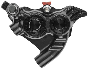 Hope RX4+ SL Disc Brake Caliper - Rear Flat Mount Direct, +20mm, DOT Type, Black EA Disc Brake Calipers