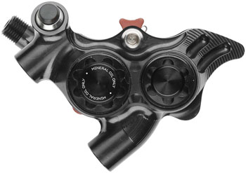 Hope RX4+ SL Disc Brake Caliper - Flat Mount, Standard, Mineral Oil Type, Black EA Disc Brake Calipers