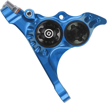 Hope RX4+ Disc Brake Caliper - Front Flat Mount Direct, +20mm, DOT Type, Blue EA Disc Brake Calipers
