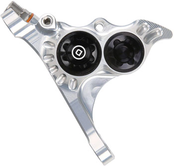 Hope RX4+ Disc Brake Caliper - Front Flat Mount Direct, +20mm, DOT Type, Silver EA Disc Brake Calipers