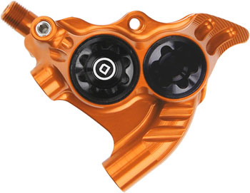 Hope RX4+ Disc Brake Caliper - Rear Flat Mount Direct, +20mm, DOT Type, Orange EA Disc Brake Calipers