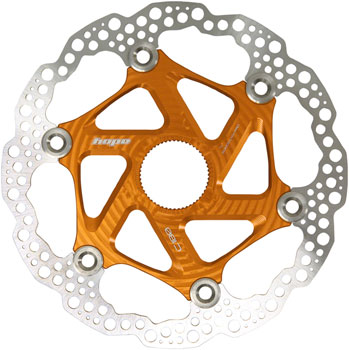 Hope MTB Floating Centre-Lock Disc Brake Rotor - 180mm, Center-Lock, Orange EA Disc Rotor