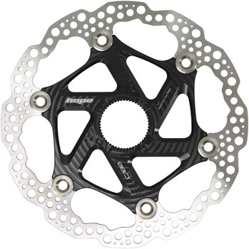 Hope MTB Floating Centre-Lock Disc Brake Rotor - 180mm, Center-Lock, Black EA Disc Rotor