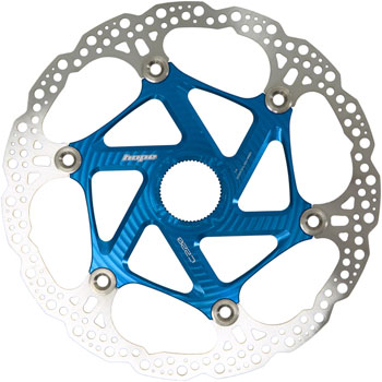 Hope MTB Floating Centre-Lock Disc Brake Rotor - 220mm, Center-Lock, Blue EA Disc Rotor