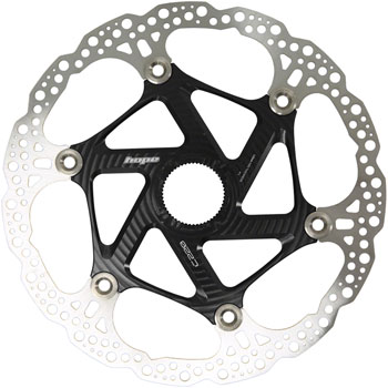 Hope MTB Floating Centre-Lock Disc Brake Rotor - 220mm, Center-Lock, Black EA Disc Rotor