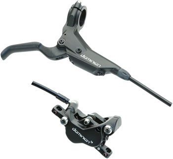 Hayes Dominion T4 Disc Brake and Lever - Front, Hydraulic, Post Mount, Black KIT Disc Brake & Lever
