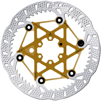 Galfer Shark Evo Disc Brake Rotor - 180mm x 2.0mm, 6-Bolt, Kashima EA Disc Rotor