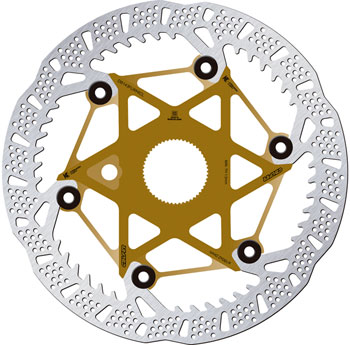 Galfer Shark Evo Disc Brake Rotor - 180mm x 2.0mm, Centerlock, Kashima EA Disc Rotor