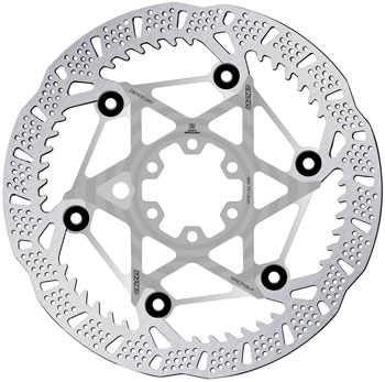 Galfer Shark Evo Disc Brake Rotor - 180mm x 2.0mm, 6-Bolt, Raw EA Disc Rotor