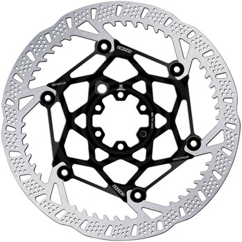 Galfer Shark Evo Disc Brake Rotor - 203mm x 2.0mm, 6-Bolt, Black EA Disc Rotor