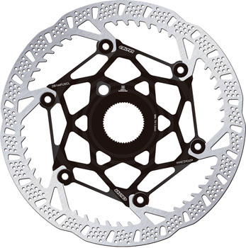 Galfer Shark Evo Disc Brake Rotor - 203mm x 2.0mm, Centerlock, Black EA Disc Rotor