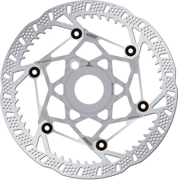 Galfer Shark Evo Disc Brake Rotor - 203mm x 2.0mm, Centerlock, Raw EA Disc Rotor