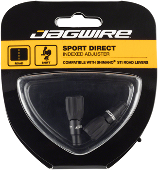 Jagwire Sport 4mm Direct Rocket II Cable Tension Adjusters Pair, Black PAA Other Cable and Housing Parts