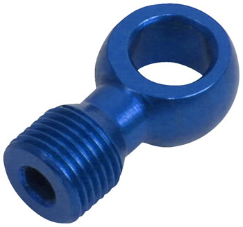 Hope 90 Degree Disc Brake Caliper Connector - Blue EA Disc Caliper Part