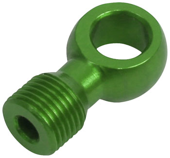 Hope 90 Degree Disc Brake Caliper Connector - Green EA Disc Caliper Part