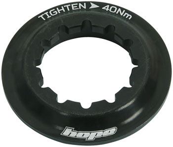 Hope Center Lock Disc Lockring - Black EA Disc Rotor Parts and Lockrings