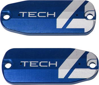 Hope Tech 4 Brake Lever Reservoir Lid - Blue, Pair EA Hydraulic Brake Lever Part