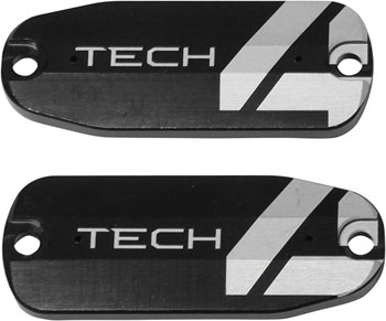 Hope Tech 4 Brake Lever Reservoir Lid - Black, Pair EA Hydraulic Brake Lever Part