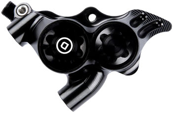 Hope RX4+ Disc Brake Caliper - Flat Mount, Standard, DOT Type, Black EA Disc Brake Calipers