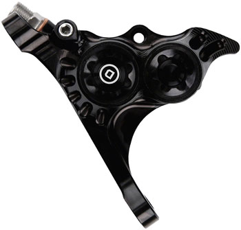 Hope RX4+ Disc Brake Caliper - Front Flat Mount Direct, +20mm, DOT Type, Black EA Disc Brake Calipers