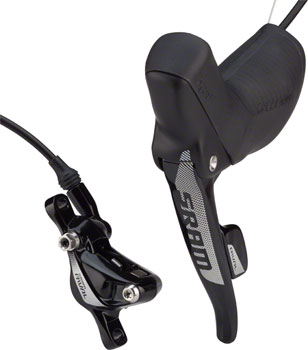 SRAM Rival 22 Left Front Road Hydraulic Disc Brake and DoubleTap Lever, 950mm Hose, Rotor Sold Separately Black EA Hydraulic Brake/Shift Lever, Drop Bar