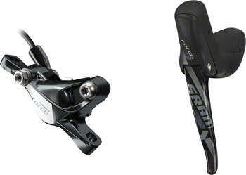 SRAM Force 1 Disc Brake and Lever - Front, Hydraulic, Post Mount, Black, A1 Black EA Disc Brake & Lever