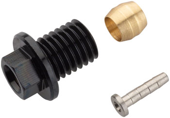 Shimano SM-BH90 Brake Hose Flange Connecting Bolt Unit for Dura-Ace R9120/R9170 Levers, Black EA Disc Brake Hose Parts