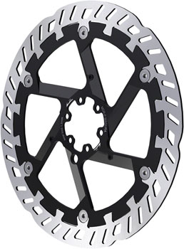 Magura MDR-P Disc Brake Rotor - 220mm, 6-Bolt, For eBike, Silver/Black EA Disc Rotor